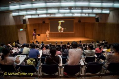 Merlin's lecture to the Bat Association of Taiwan, lecture at the National Museum of Natural Science in Tainang, Taiwan