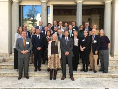 Roundtable participants at the Vatican
